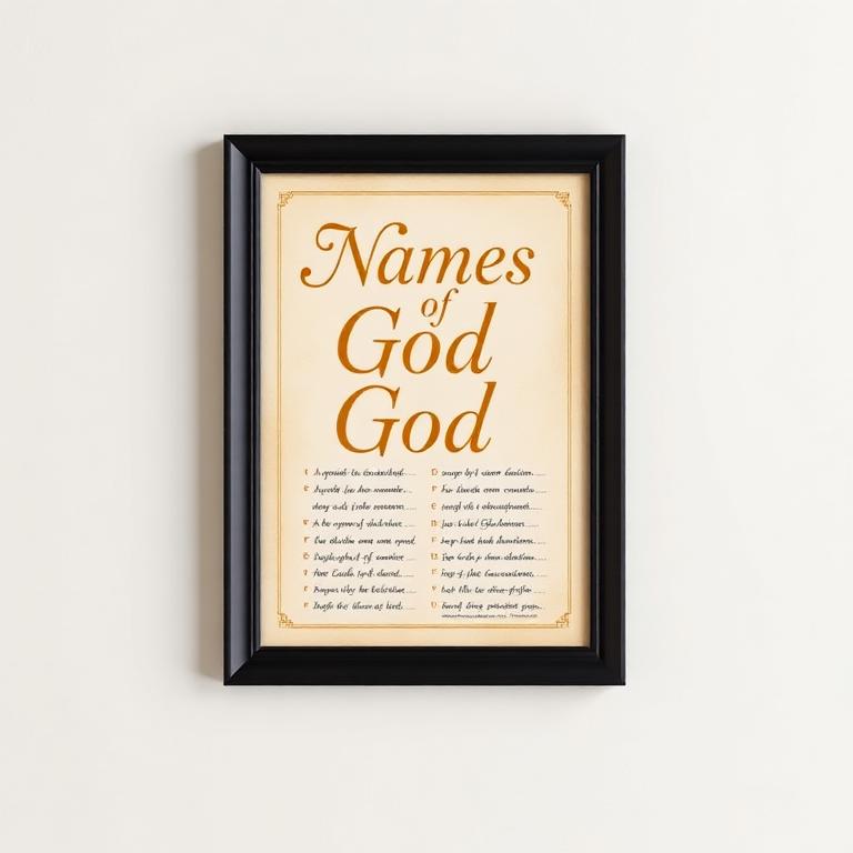Names of God Frame