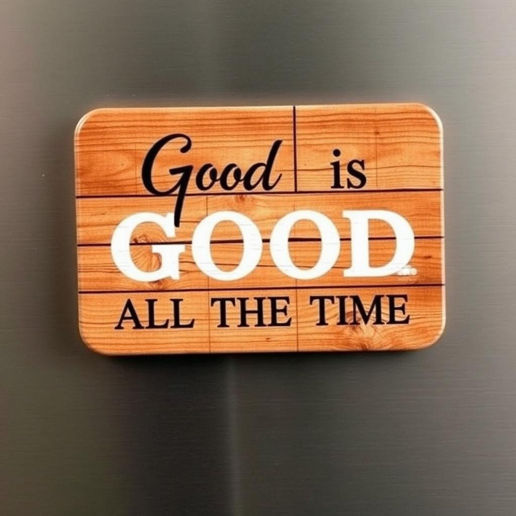 God Is Good All The Time
