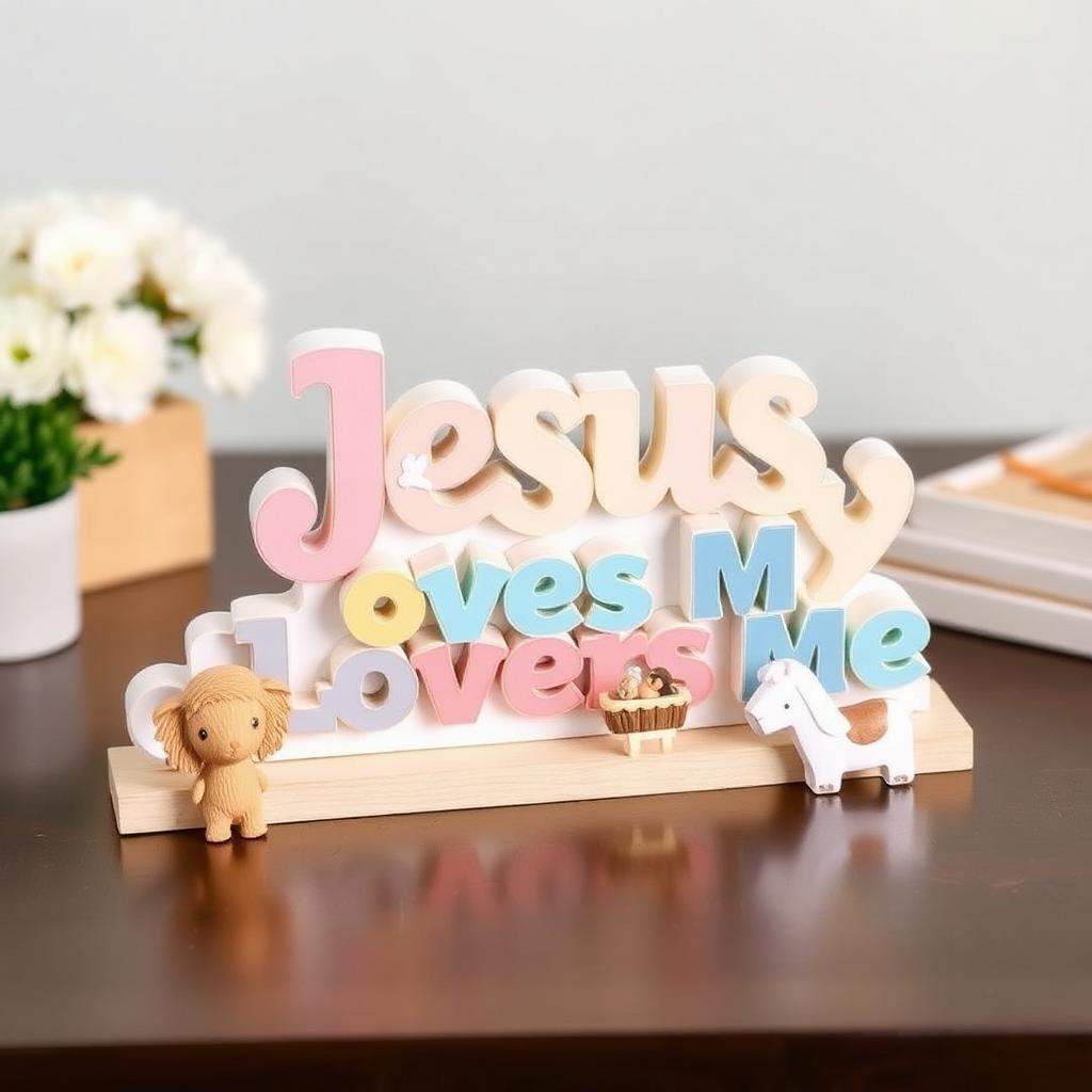 Jesus Loves Me Kids Sign