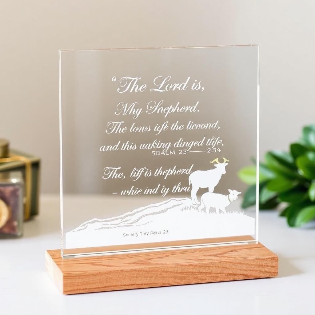 Psalm 23 Acrylic Plaque