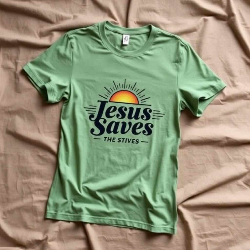 Jesus Saves Retro Tee